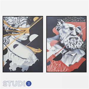 Wall decor Dialma Brown DB005393 and DB005395 from STUDIO36SHOP.RU